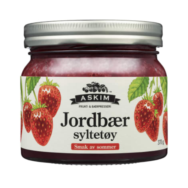 Strawberry Jam - Jordbærsyltetøy 370g Askim